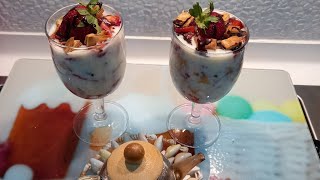 Kadehte milföy çilekli sütlü tatlı #keşfetedüş #beniöneçıkar #FYB #vlog 