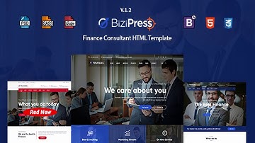 BiziPress - Finance, Consulting, Business HTML Template | Themeforest Website Templates and Themes