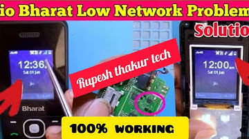 jio bharat network low Problem Solution 📶 jiobharat slow network jumper solution.Rupesh thakur tech 