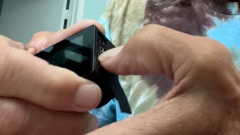 How to remove microSD card from WOLFANG GA100 Action Camera