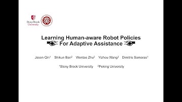 Learning Human-aware Robot Policies for Adaptive Assistance