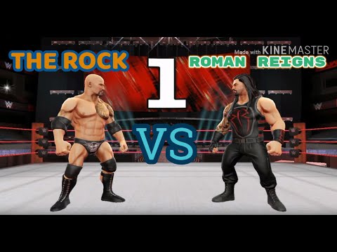ROMAN REIGNS VS THE ROCK