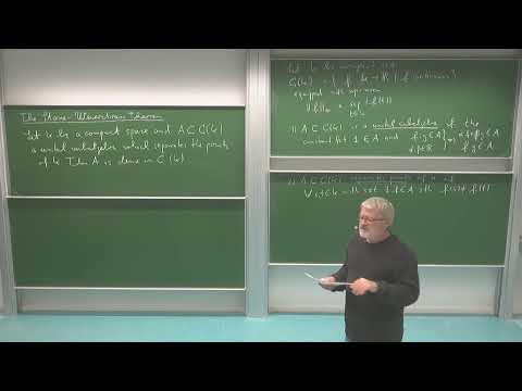 Stone-Weierstrass: unital subalgebra