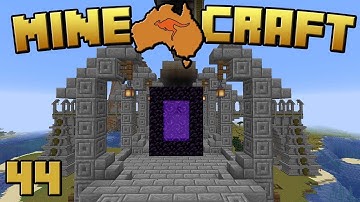 Minecraft Down Under | S3 | Episode 44 | Linking Up Close Nether Portals..