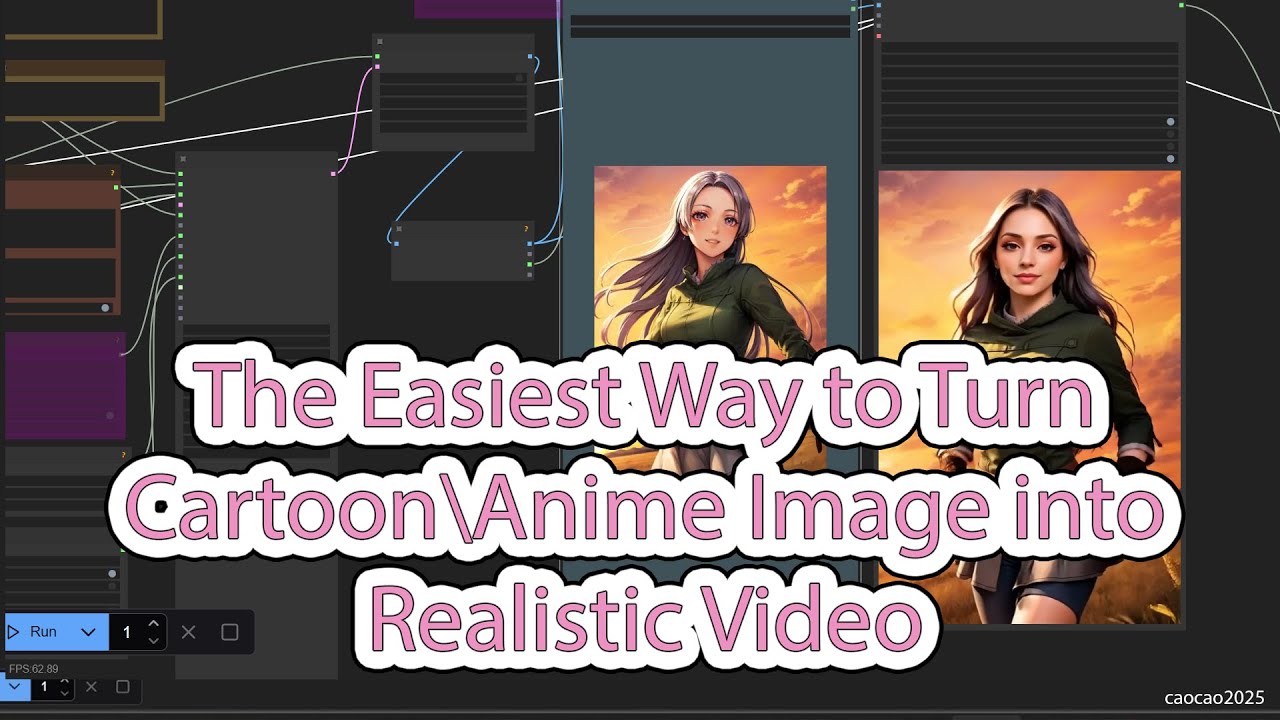 ComfyUI + WAN 2.1: The Easiest Way to Turn Cartoon\Anime Image into ...