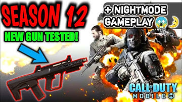 *S12* NEW GUN AGR 556 TESTED! GOOD AND BAD...+ NIGHT MODE GAMEPLAY | COD MOBILE BATTLE ROYALE/MP
