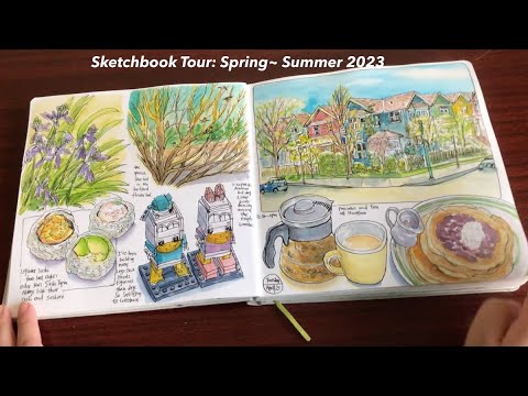 My Fabriano Venezia Sketchbook- January to May 2016 