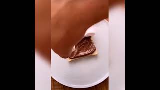 nutella and marshmallow toast / quick side dish / # shorts # nutella ##marshmallow