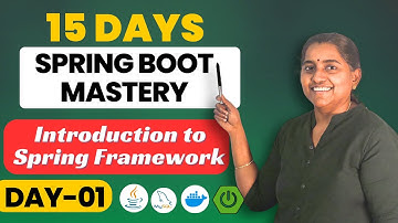 Introduction to Spring Framework | 15 days to Spring Boot Mastery