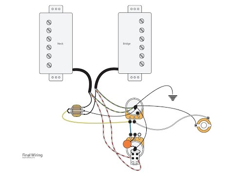 Wiring Diagram : 1 Single Coil 1 Volume 1 Tone Wiring. 1 ... hhh wiring diagram 