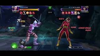 R4 gwenpool Vs node 8 Spiderwoman || AW Mcoc