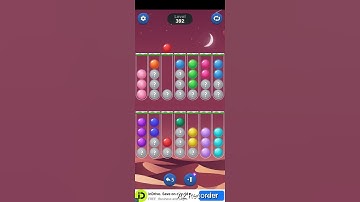 Game:Ball Sort iq Puzzle gameplay level 392 Up ❤️