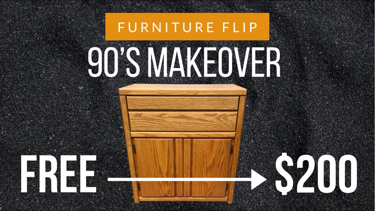 Furniture Flip | Trash to Treasure | $50 Challenge - YouTube