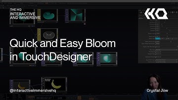 Quick and Easy Bloom in TouchDesigner - TouchDesigner Tutorial 150