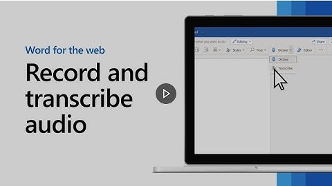 Transcribing audio files in Office 365 automatically