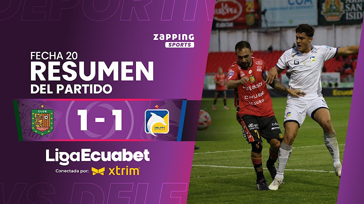 Deportivo Cuenca 1 - 1 Delfín SC / Fecha 20 / Liga Ecuabet conectada por Xtrim