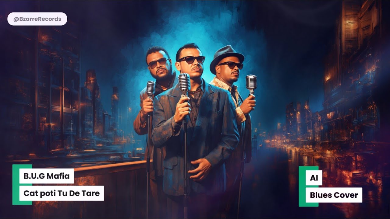 B.U.G  Mafia - Cat Poti Tu De Tare (AI Blues Cover)