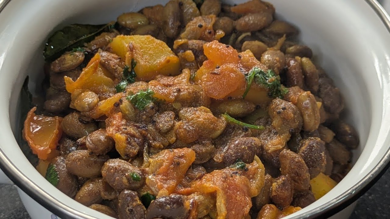 protein and fiber rich Anapaginjalu aloo masala curry recipe in Telugu 