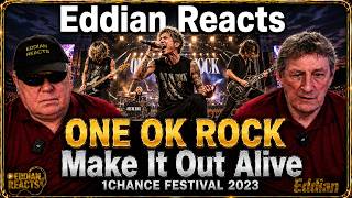 Eddian Reacts ONE OK ROCK   Make It Out Alive 1CHANCE FESTIVAL 2023