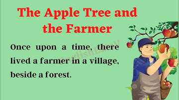 Learn English Through Story Level 1 English Story | The Apple Tree and the Farmer Story | English