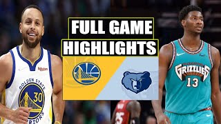 Golden State Warriors vs Memphis Grizzlies FULL GAME HIGHLIGHTS | March 20 | 2024 NBA Season