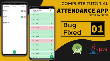 Attendance App Project Fixing Bug 01 || Android Studio || Bangla