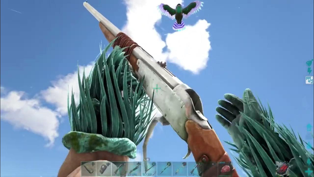 Ark Survival Evolved Taming an RSnow Owl with a Sinomacrops on Fjordur