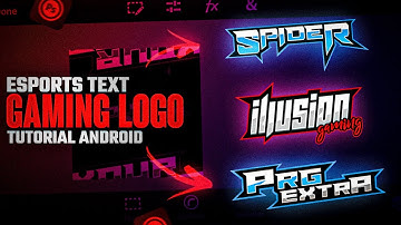 Create Esports gaming text logo on android | text logo tutorial on android | PSCC