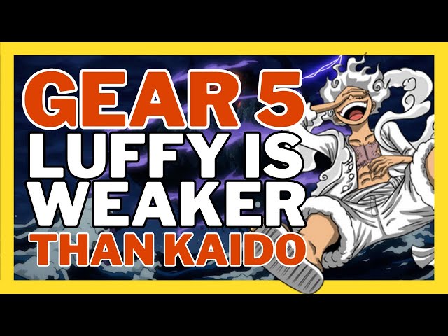 Sagar on X: Fact: kaido is stronger than Gear 5 luffy !!   / X