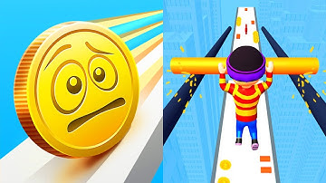 Coin Rush Vs Roof Rails Android iOS Mobile Gameplay Walkthrough