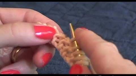 Garter Stitch Tab - Starting a Shawl