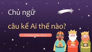 Luyện từ và câu: Chủ ngữ trong câu kể Ai thế nào? - Tiếng Việt 4 [OLM.VN]