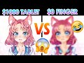 THEY ARE THE SAME?! | STYLUS vs FINGER | art challenge