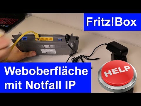 Anleitung: Zugriff auf die Fritz!Box Weboberfläche (Webinterface) mit der Notfall IP