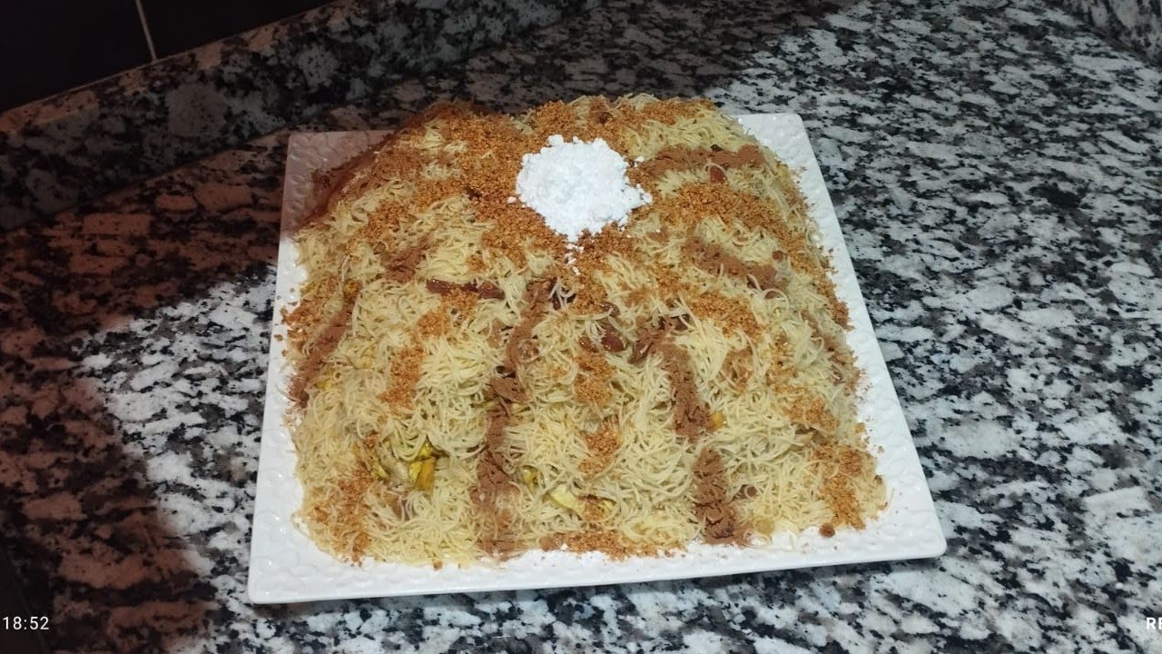 السفة المدفونة على طريقة البسطيلة #حليمة الفلالي #مطبخ تيما 💯