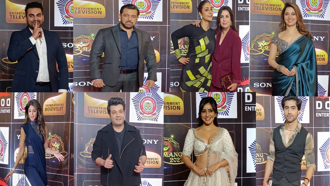 Salman Khan Arbaaz Tamannaah Bhatia Tabu Shilpa Varun Farah  Neha Sharma At Umang 2023