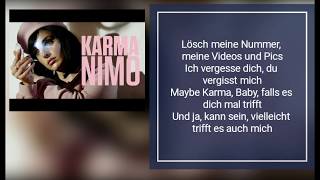 Nimo - Karma Lyrics