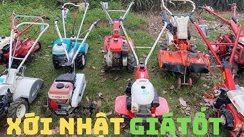 Máy xới đất Nhật bãi - máy xới đất mini - xới cào cào I cửa hàng việt anh 0961350530