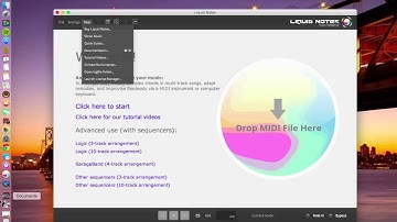 LIQUID NOTES Features: Demo music