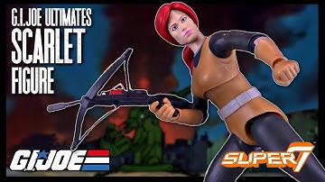 Super7 G.I.JOE Ultimates Scarlett Figure @TheReviewSpot