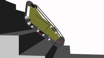 Adams Tracked Vehicle Toolkit - Scorpion robot model