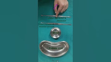 Tonsillectomy set (part II) #surgeryinstruments #health