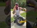 The Heybike Villain is is built for speed, comfortablility, and range! #ebike #emoto #dirtbike #