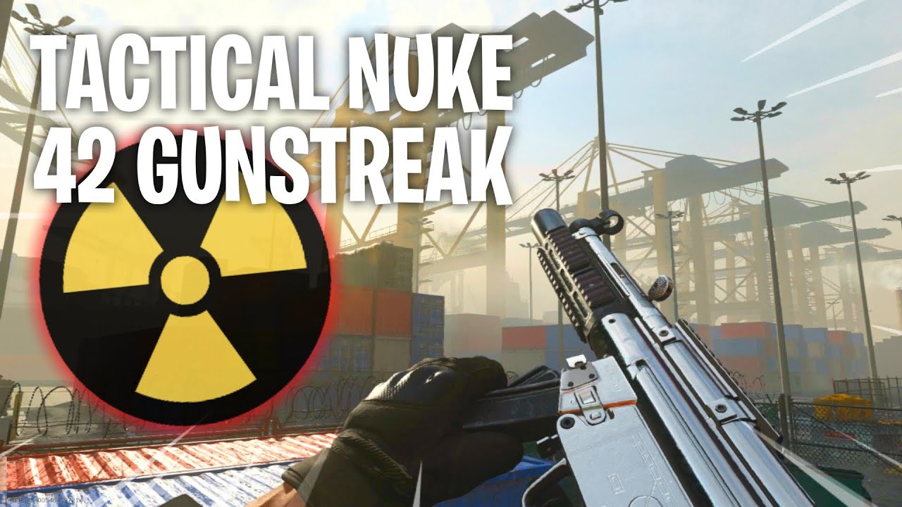 42 GUNSTREAK MP5 TACTICAL NUKE! | Modern Warfare