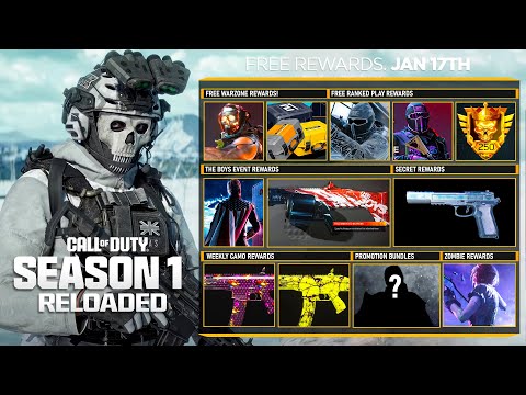 50+ FREE MW3 SEASON 1 RELOADED REWARDS! (FREE Operators, Bundles, Camos & MORE) 