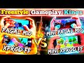 Reaction on Pagal m10 vs Mini pagal m10 | Battle of freestyle legends | 3 finger claw free fire #ff