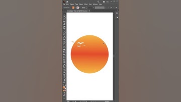 Make Beautiful Sunset in Adobe Illustrator Tutorial | Use Wrinkle Tool