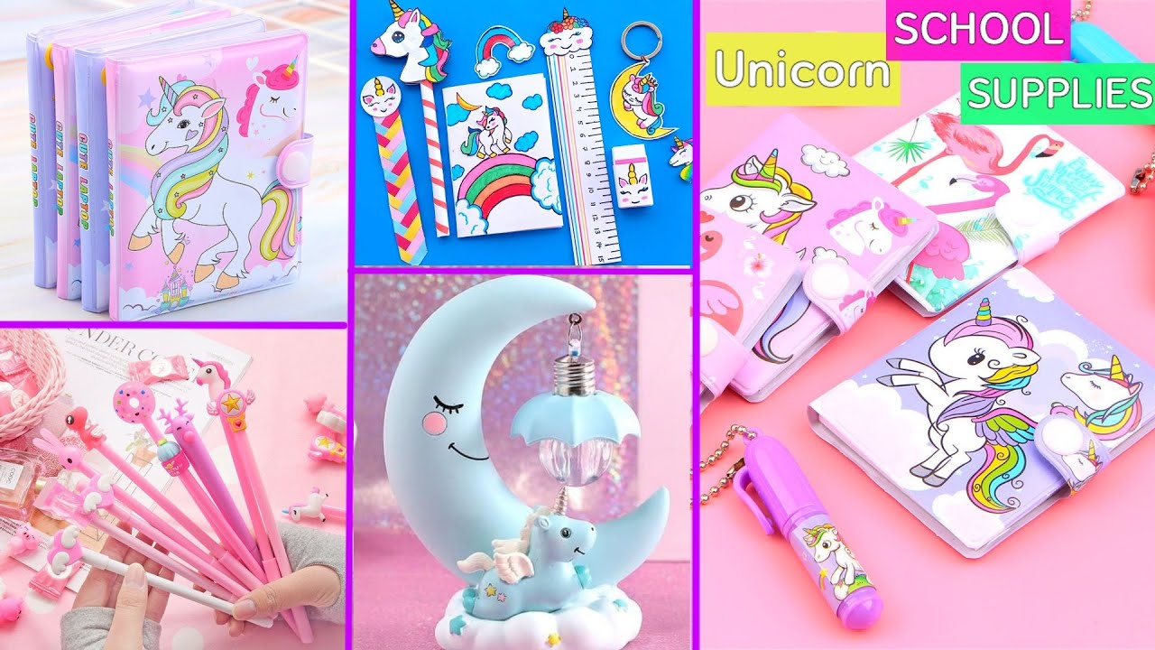  BETURETOP Cute School Supplies, Unicorn Pencil Case