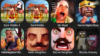 Dark Riddle 2 Halloween,Dark Riddle Part 1,Mr Meat,Horror Nights Story,Hello Neighbor:Hide and Seek screenshot 4