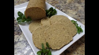 Vegan Gluten-free Chickpea Lunch Meat Cooking Show by Kyong Weathersby\/Vegan